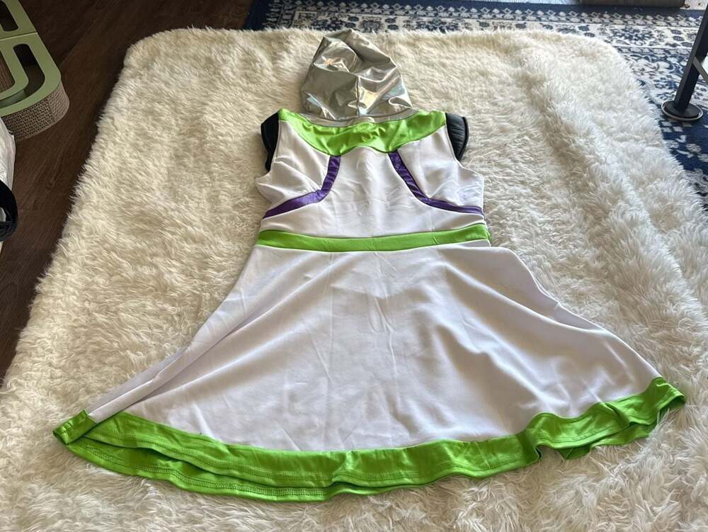 Disney Pixar Toy Story Buzz Lightyear Hooded Costume Dress - Picture 6 of 6